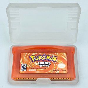 Pokémon Fire Red Version for Gameboy Advance W/ CASE (Reproduction)